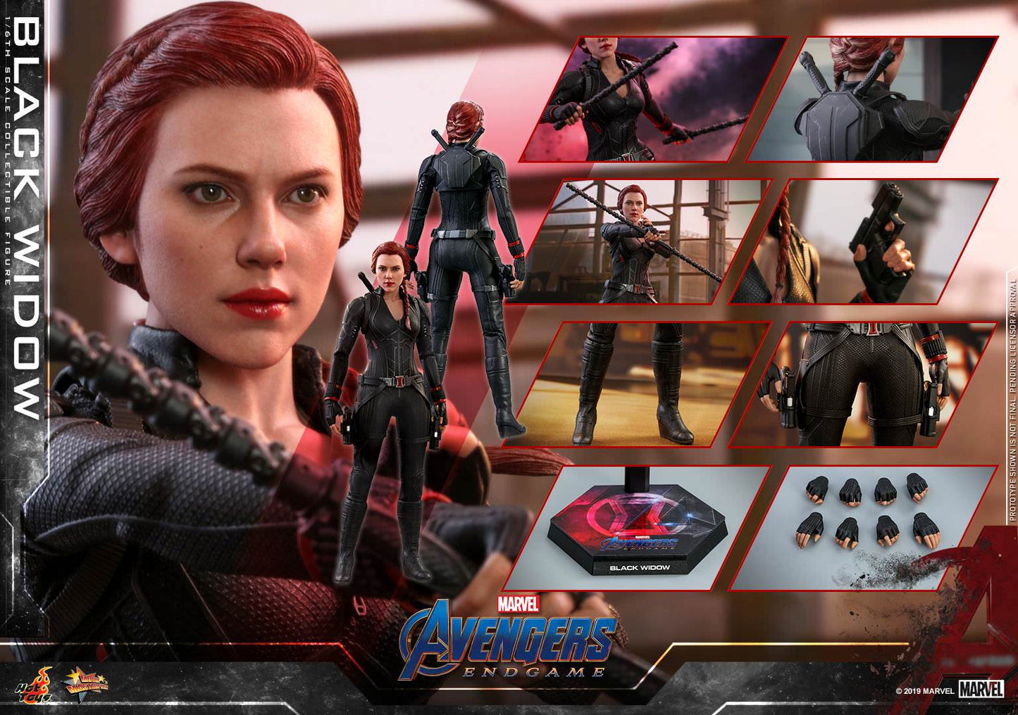 Black Widow 1/6 - Avengers End Game Hot Toys