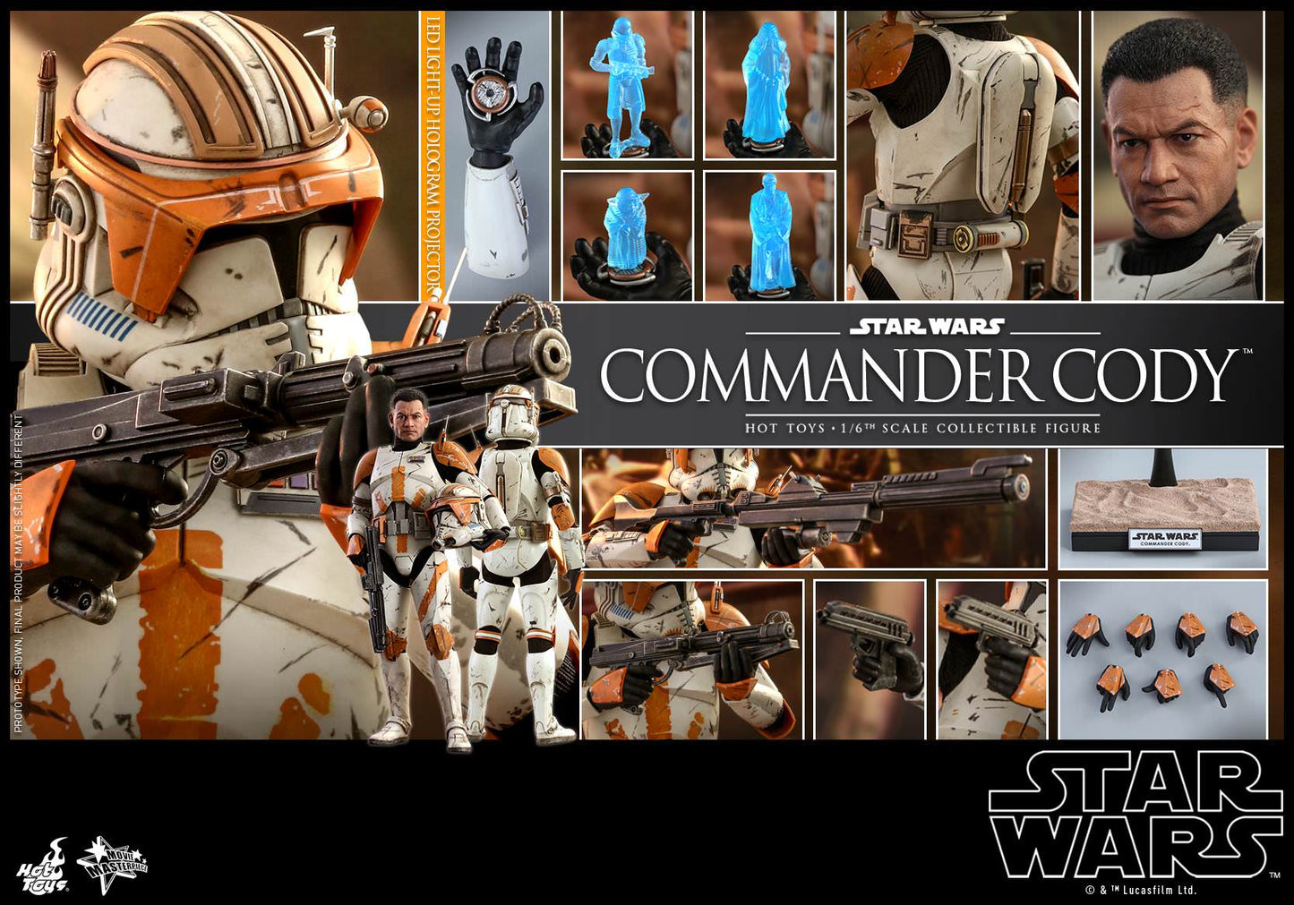 Commander Cody 1/6 - Star Wars: Clone Wars Hot Toys