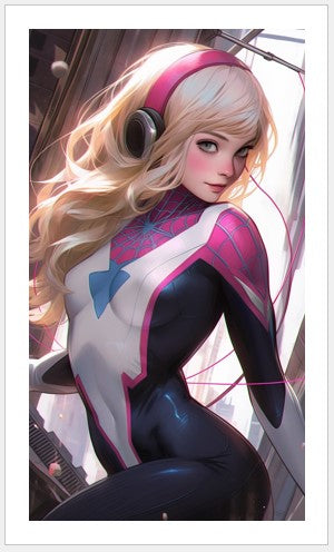 Gwen Stacy | Spider-Gwen | - RE:Imagine Art Print