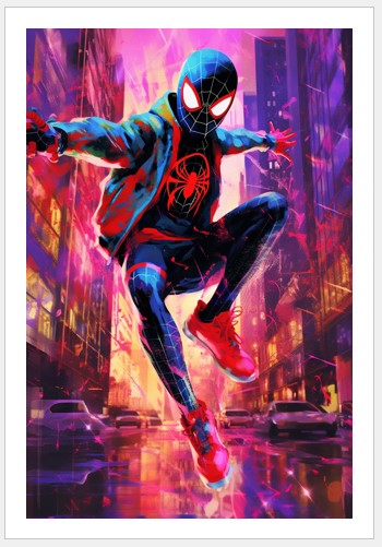 Miles Morales | Spider-Man | - RE:Imagine Art Print