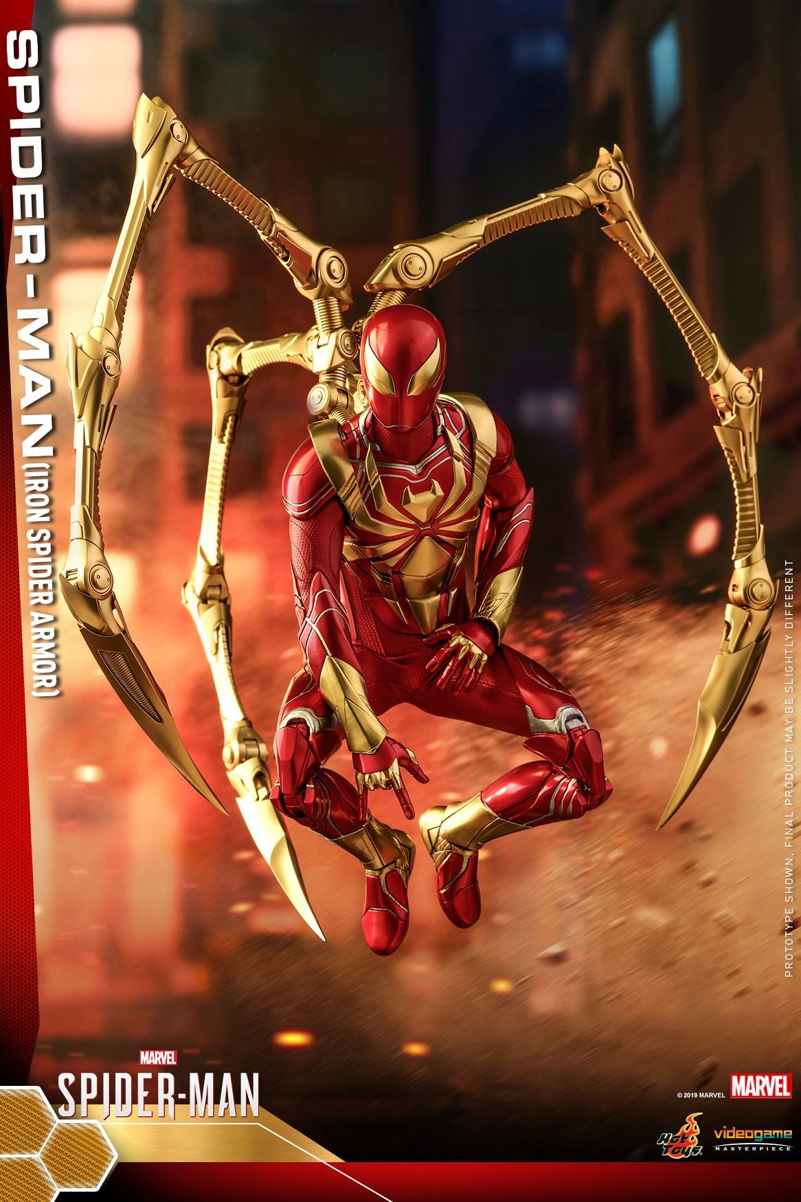 Spider-man | Iron Spider Armor VGM 38 1/6 - Spider-Man PS4 Hot Toys