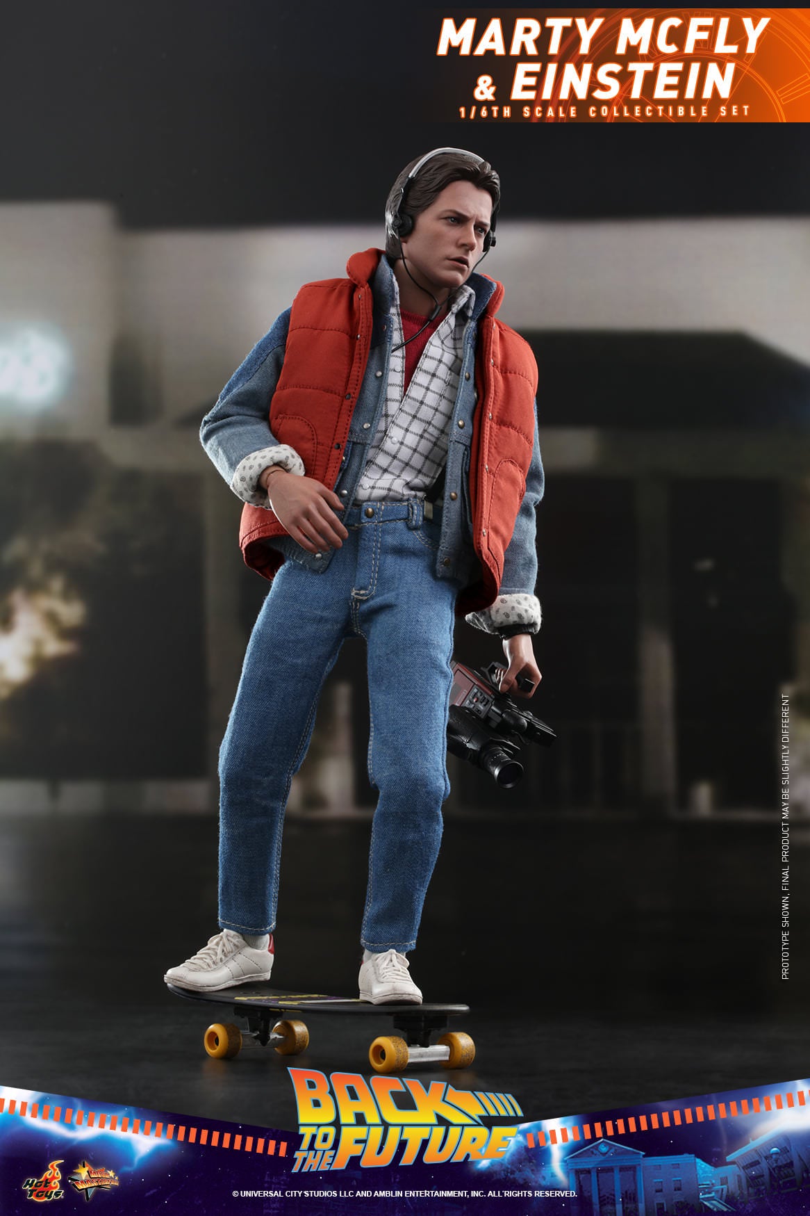 Marty McFly & Einstein 1/6 - Volver al Futuro Hot Toys