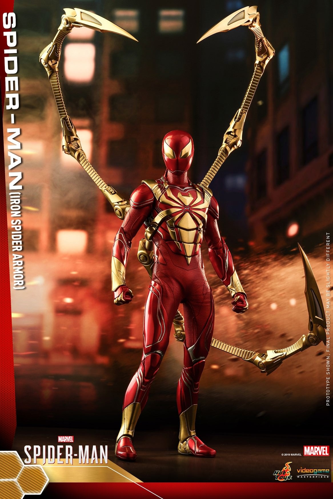 Spider-man | Iron Spider Armor VGM 38 1/6 - Spider-Man PS4 Hot Toys