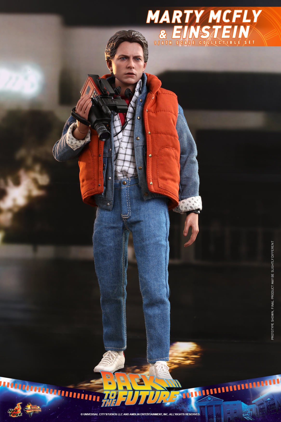 Marty McFly & Einstein 1/6 - Volver al Futuro Hot Toys